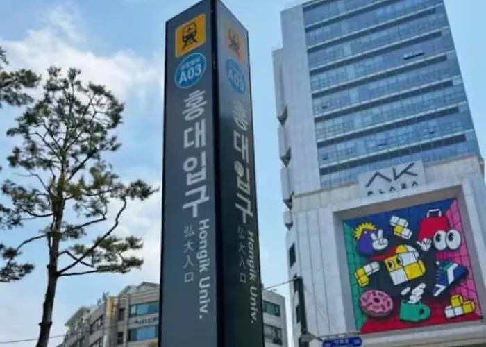 New 4br 2ba At Gongdeok Arex, 10 Pax Groups, 1f, Luggage Apartment Seoul